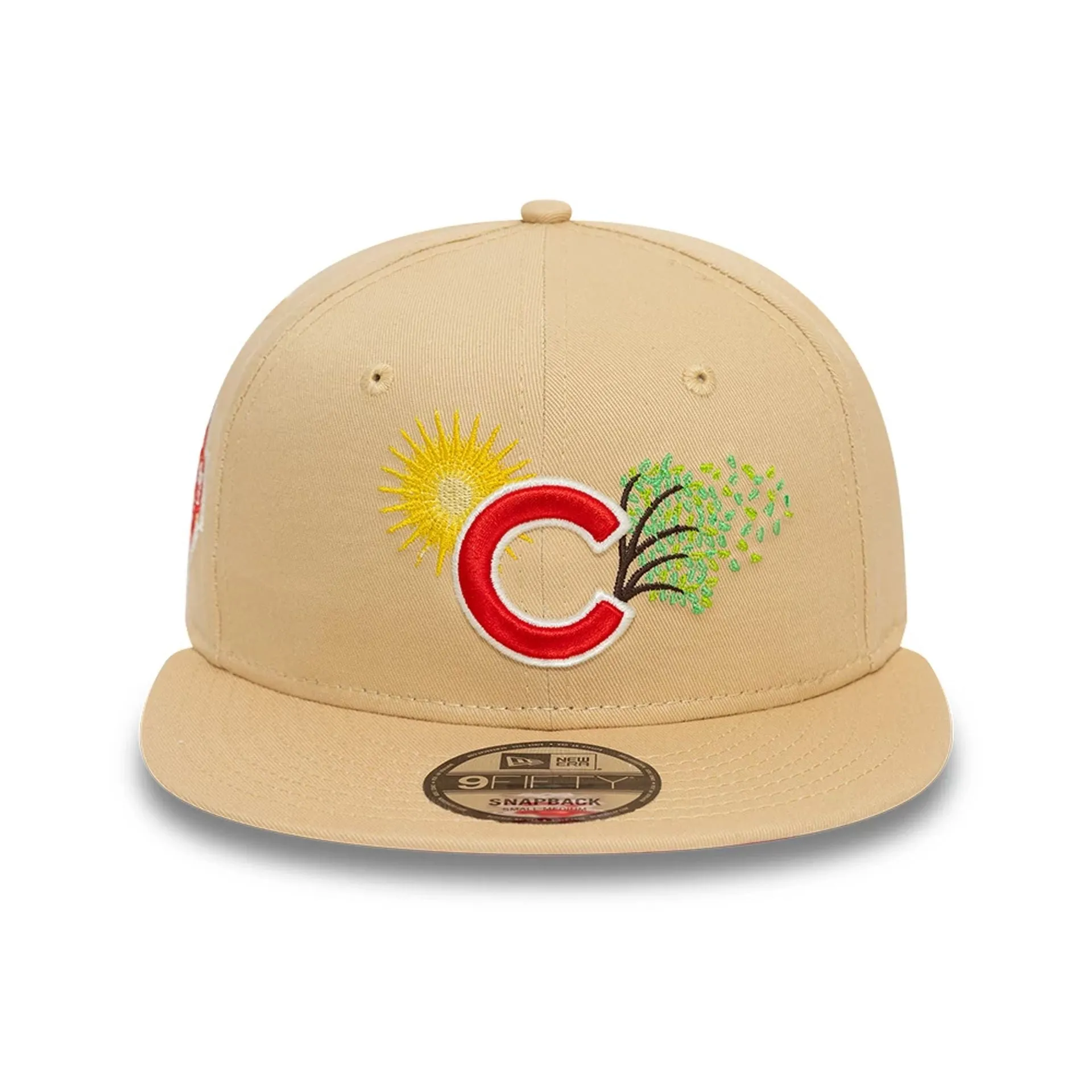 Chicago Cubs MLB Summer Icon Light Beige 9FIFTY Snapback Cap