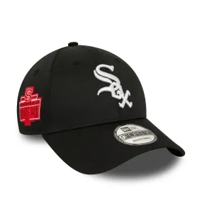 Chicago White Sox World Series World Series Patch Black 9FORTY Adjustable Cap