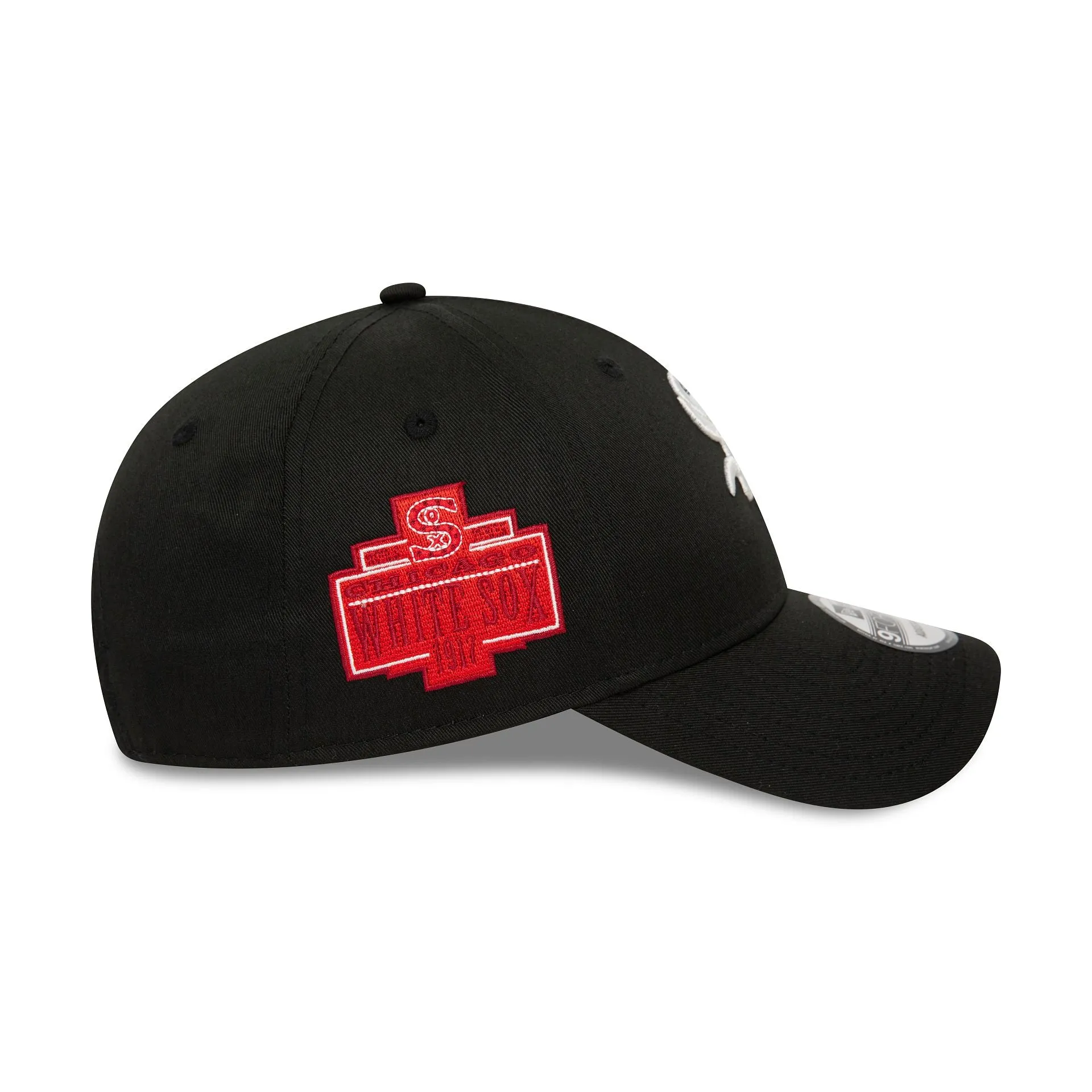 Chicago White Sox World Series World Series Patch Black 9FORTY Adjustable Cap
