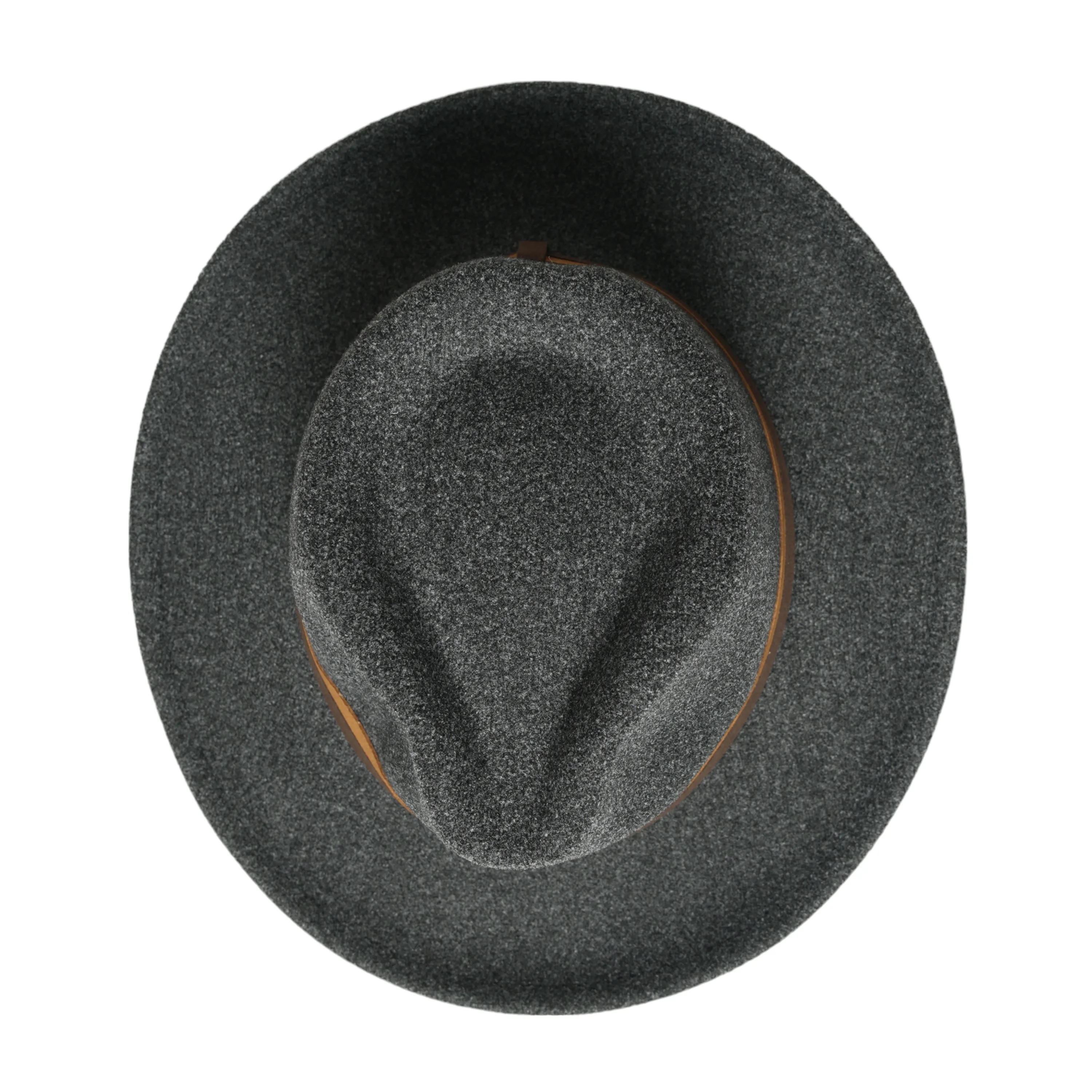 Chokore Fedora Hat with Dual Tone Band (Dark Gray)