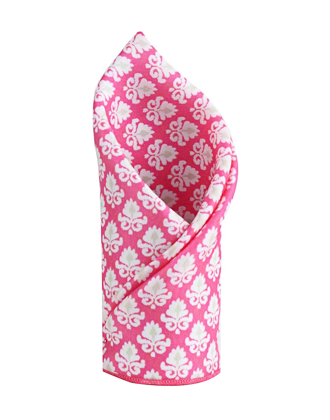 Chokore Magenta Silk Pocket Square - Indian At Heart line
