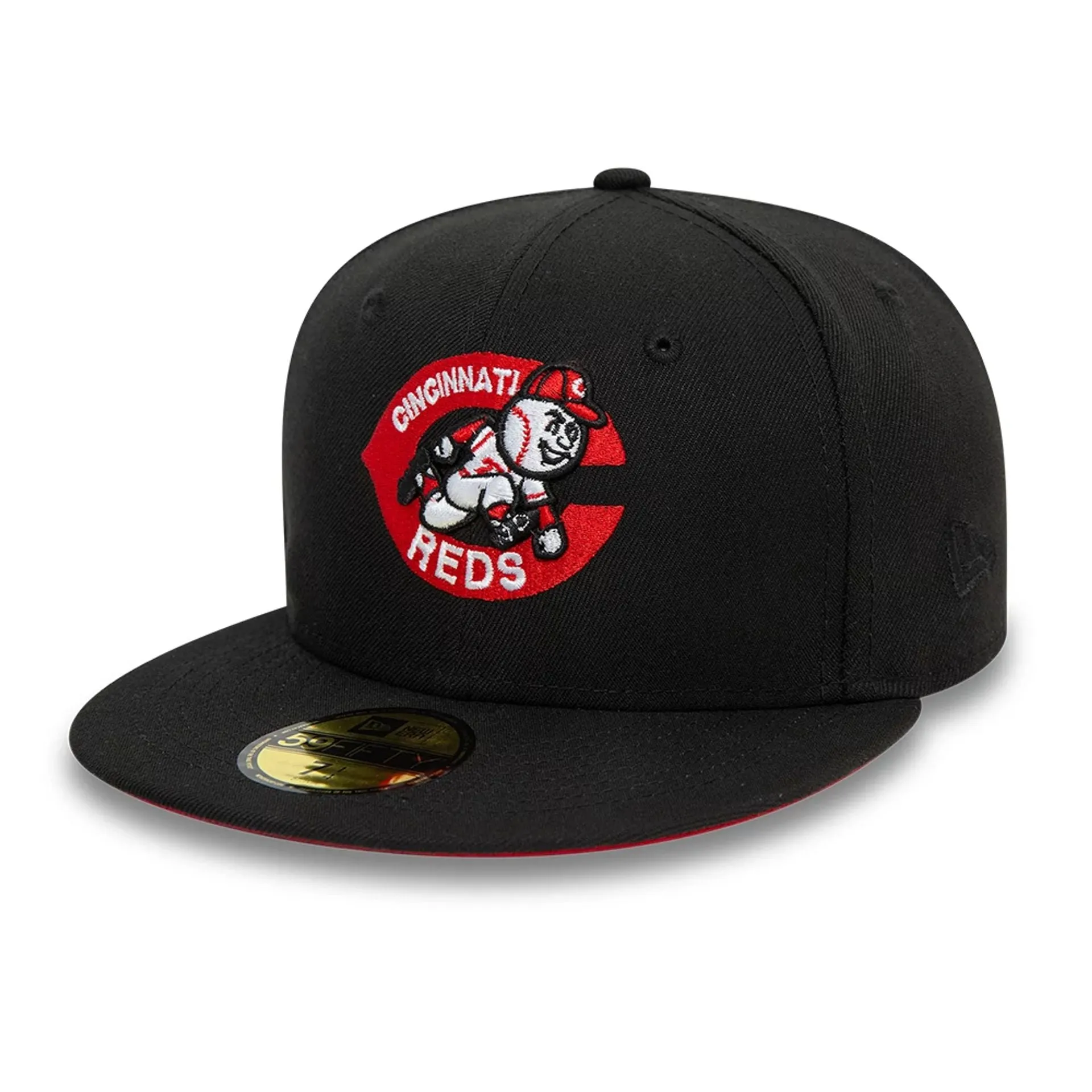 Cincinnati Reds MLB Batter Up Black 59FIFTY Fitted Cap