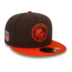 Cleveland Browns NFL Sideline 2023 Dark Brown 59FIFTY Fitted Cap