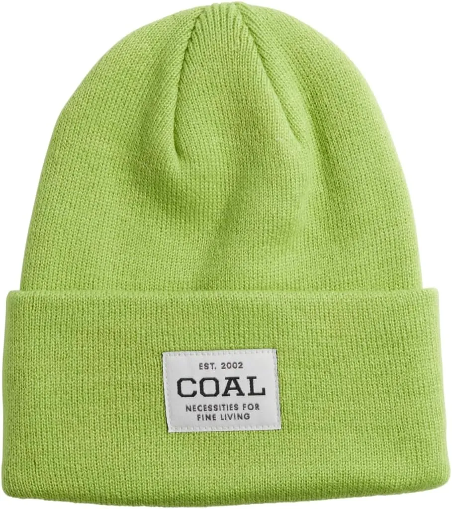 Coal Men's The Uniform Fine Knit Workwear Cuffed Beanie Hat
