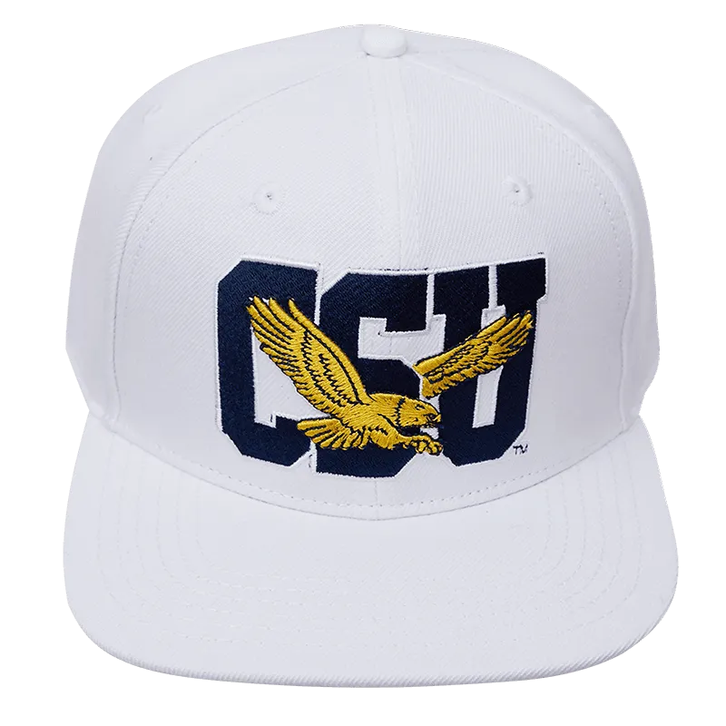 COPPIN STATE UNIVERSITY CLASSIC UNISEX WOOL SNAPBACK HAT (WHITE)
