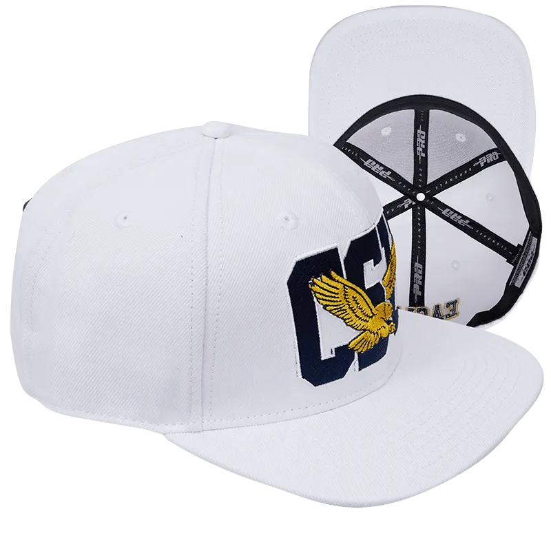 COPPIN STATE UNIVERSITY CLASSIC UNISEX WOOL SNAPBACK HAT (WHITE)