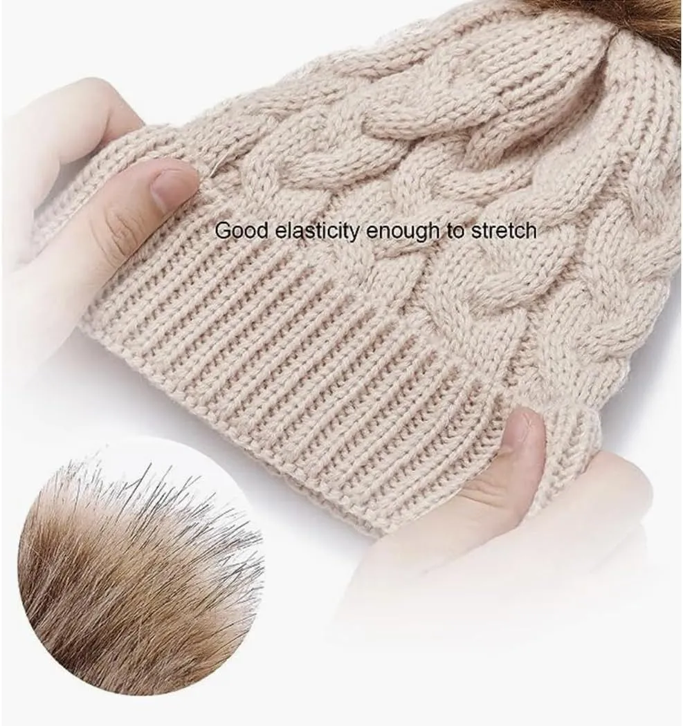 DANMY Baby Beanie Hat, Infant Newborn Toddler Winter Warm Knit Cap for Little Boys Girls, Winter Warm Hat