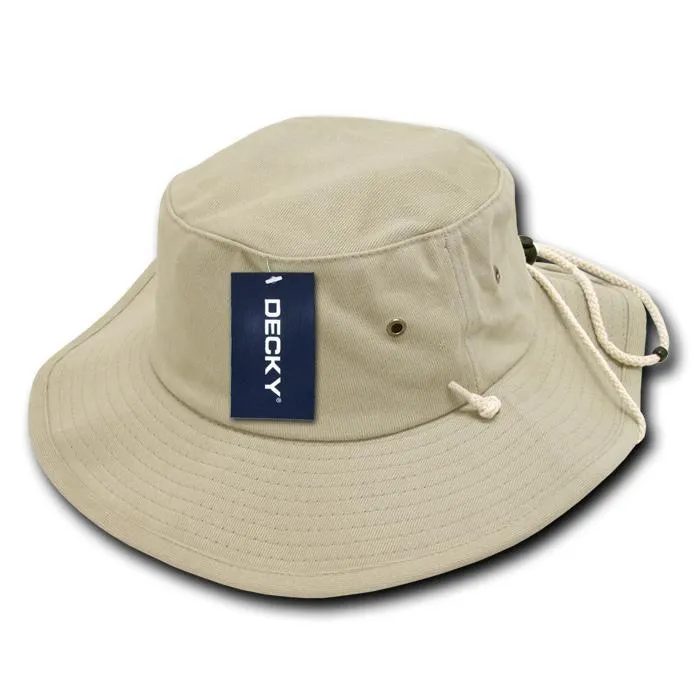 Decky 510 - Structured Cotton Aussie Hat, Australian Bucket Cap - CASE Pricing