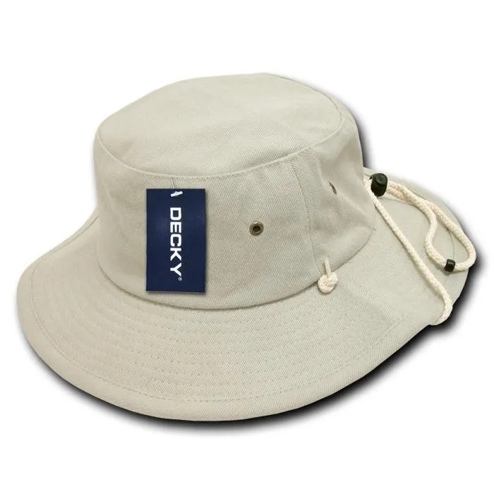 Decky 510 - Structured Cotton Aussie Hat, Australian Bucket Cap - CASE Pricing