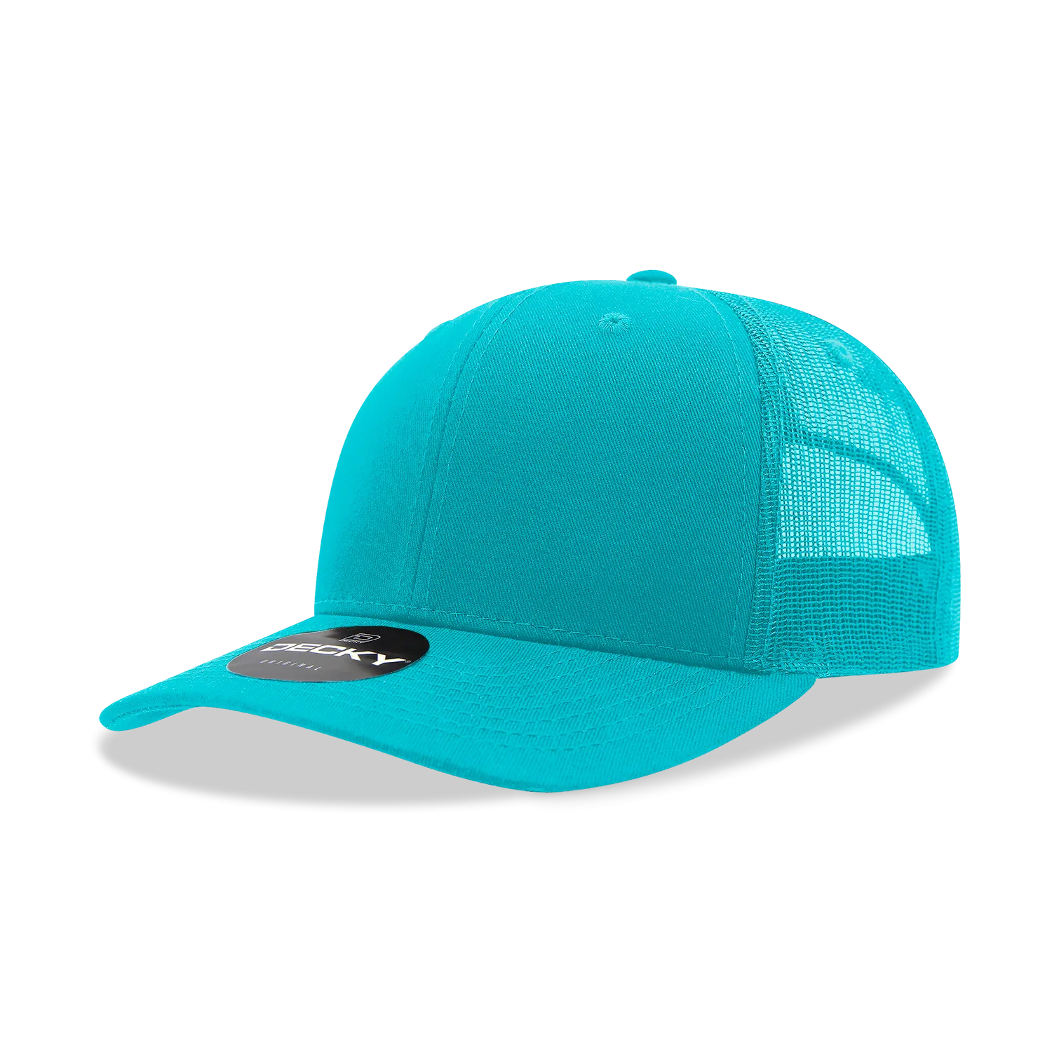 Decky 6021 - Classic Trucker Hat, 6 Panel Mid Profile Trucker Cap