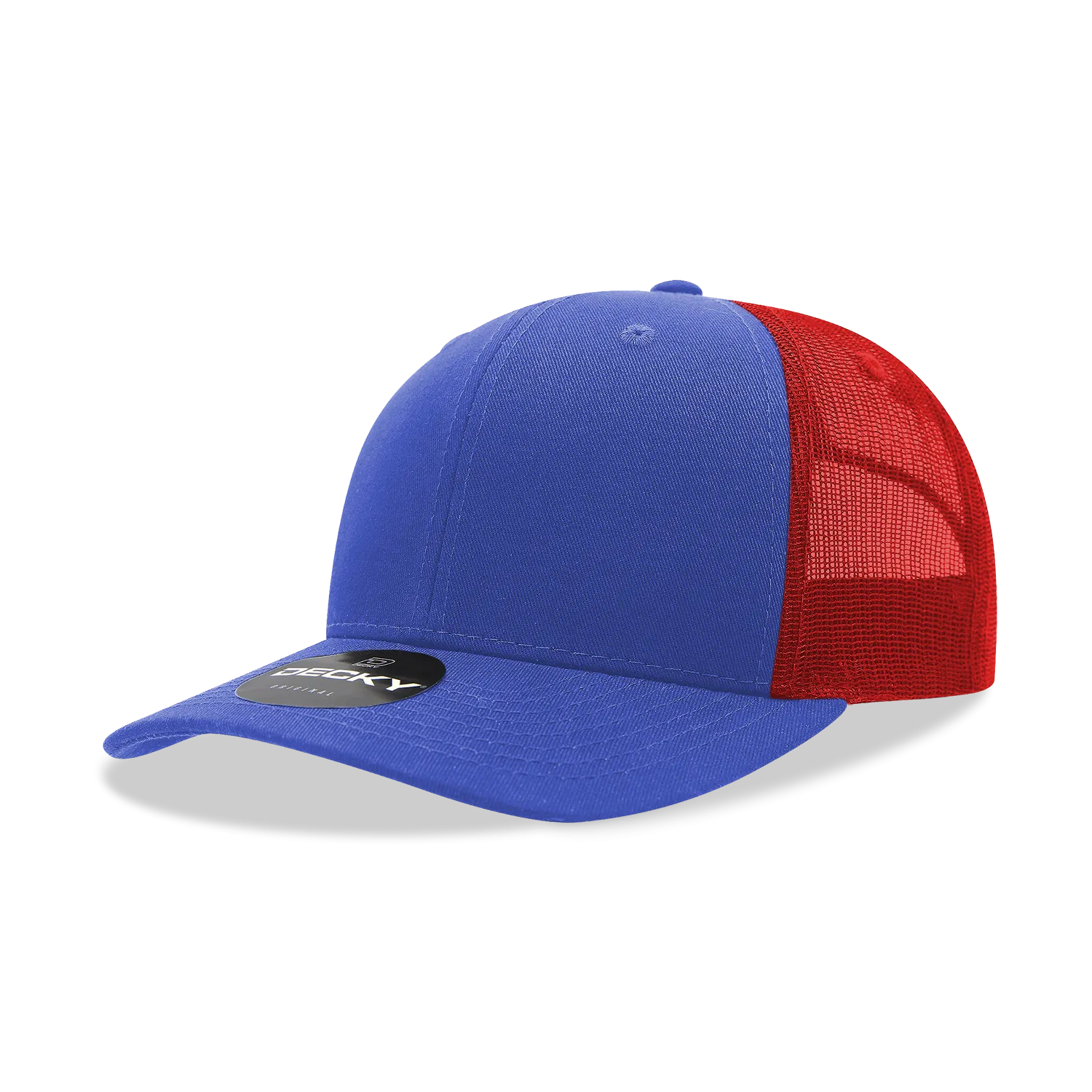 Decky 6021 - Classic Trucker Hat, 6 Panel Mid Profile Trucker Cap