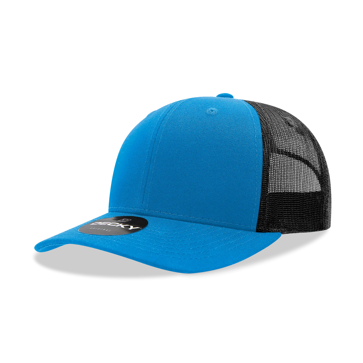 Decky 6021 - Classic Trucker Hat, 6 Panel Mid Profile Trucker Cap