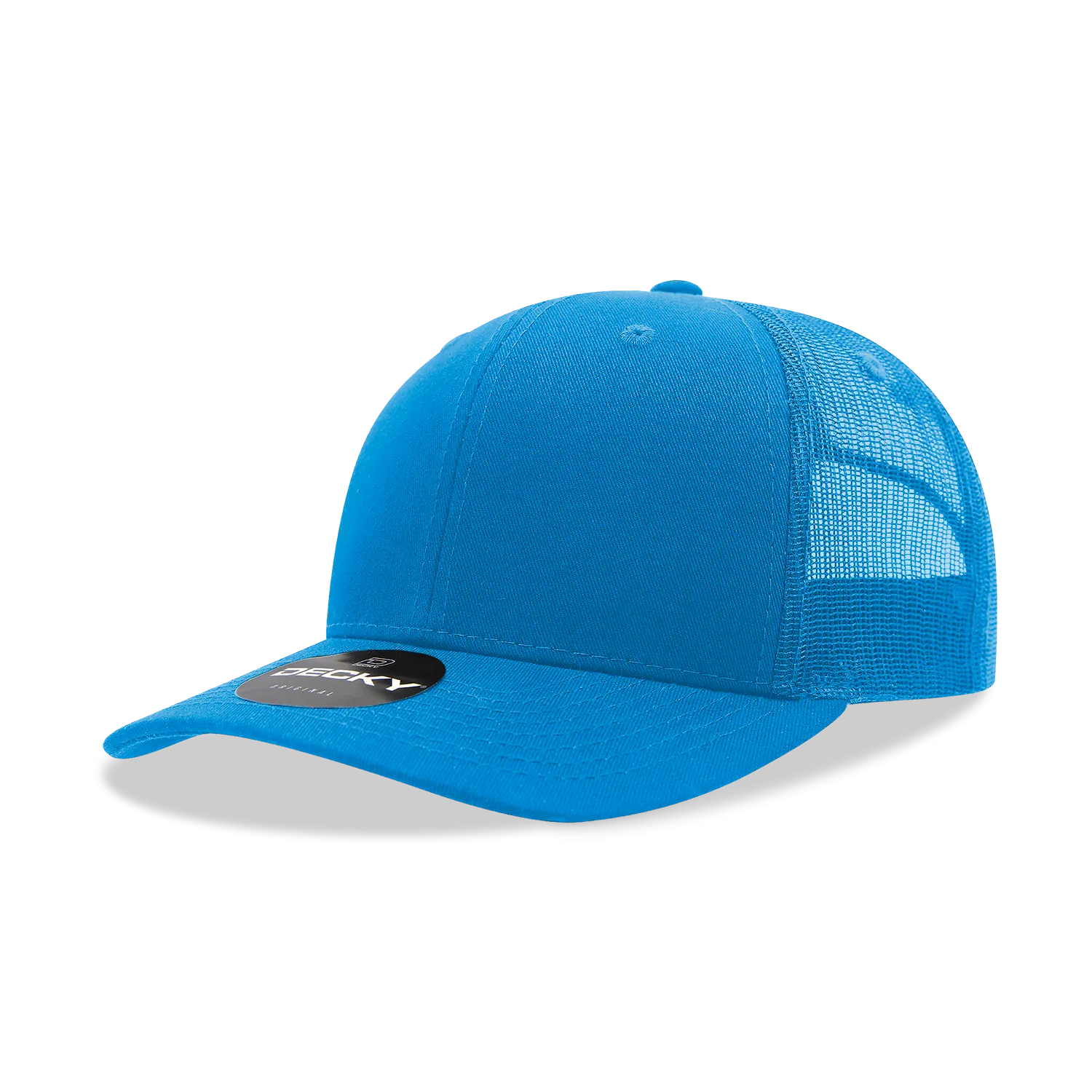 Decky 6021 - Classic Trucker Hat, 6 Panel Mid Profile Trucker Cap