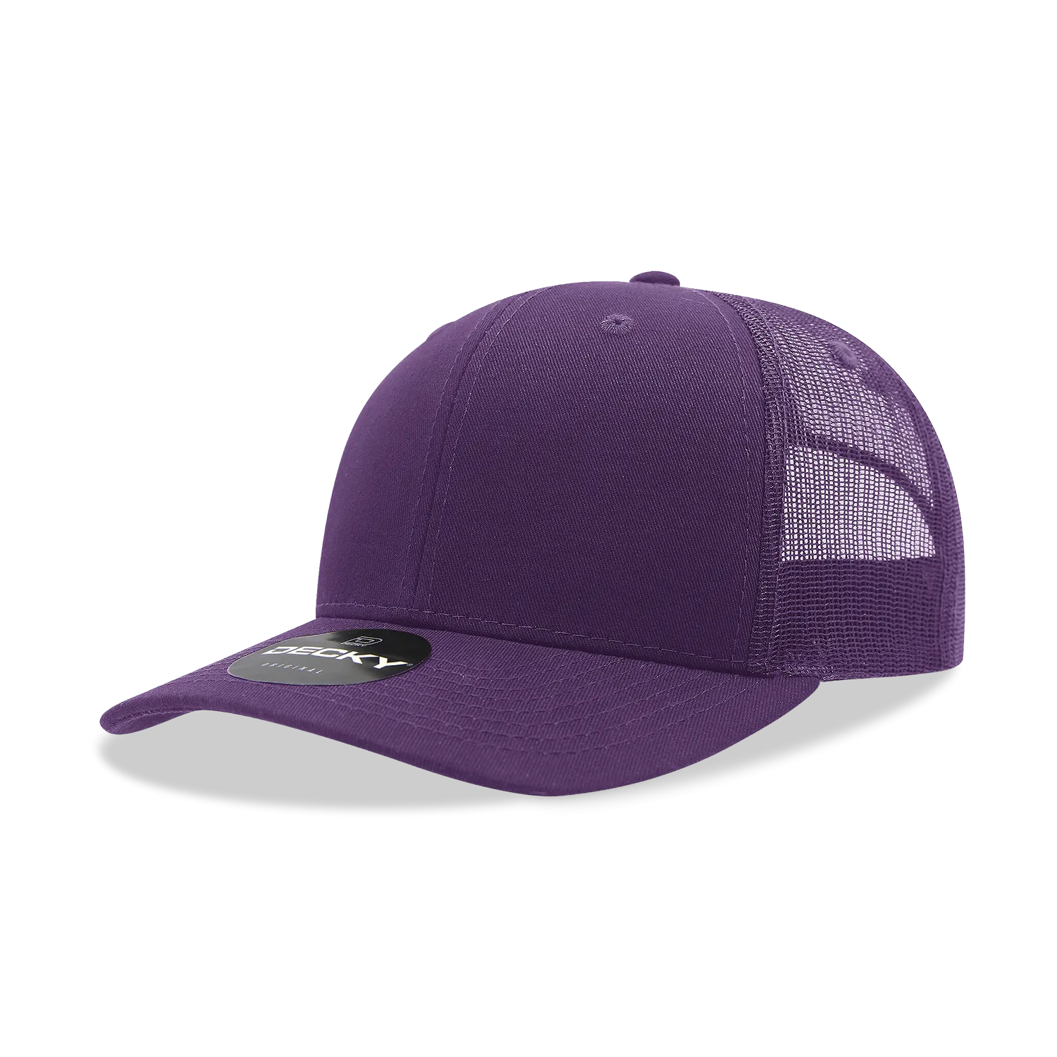 Decky 6021 - Classic Trucker Hat, 6 Panel Mid Profile Trucker Cap