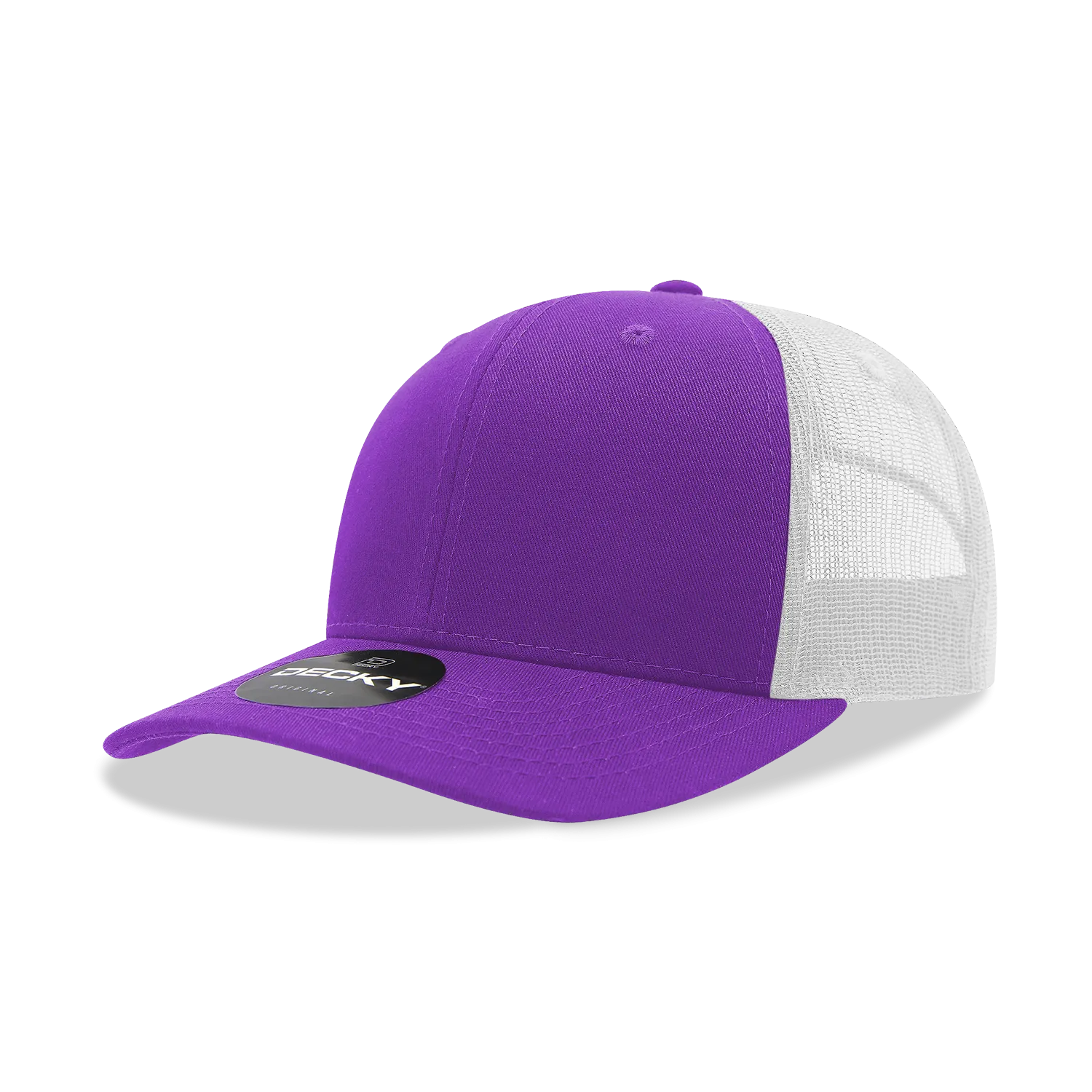 Decky 6021 - Classic Trucker Hat, 6 Panel Mid Profile Trucker Cap
