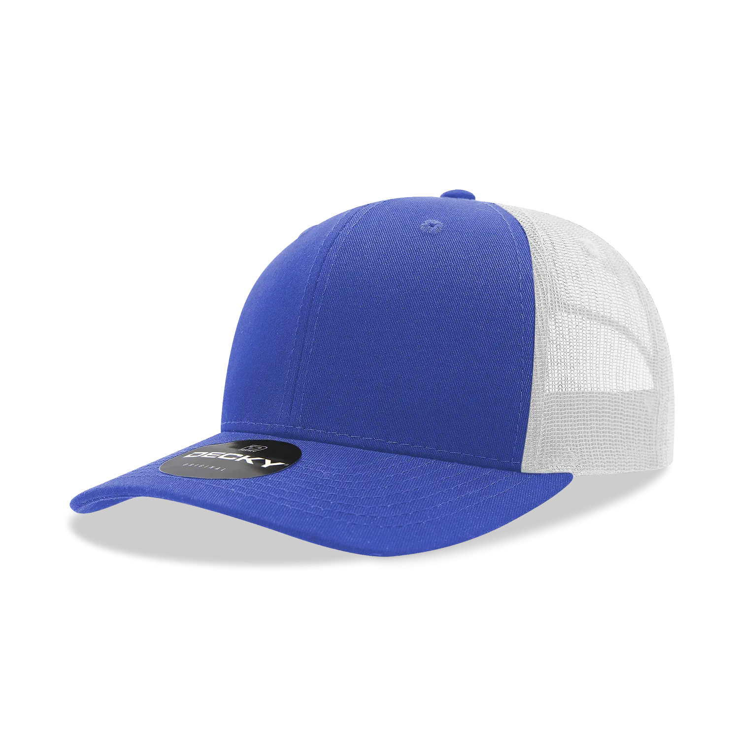 Decky 6021 - Classic Trucker Hat, 6 Panel Mid Profile Trucker Cap
