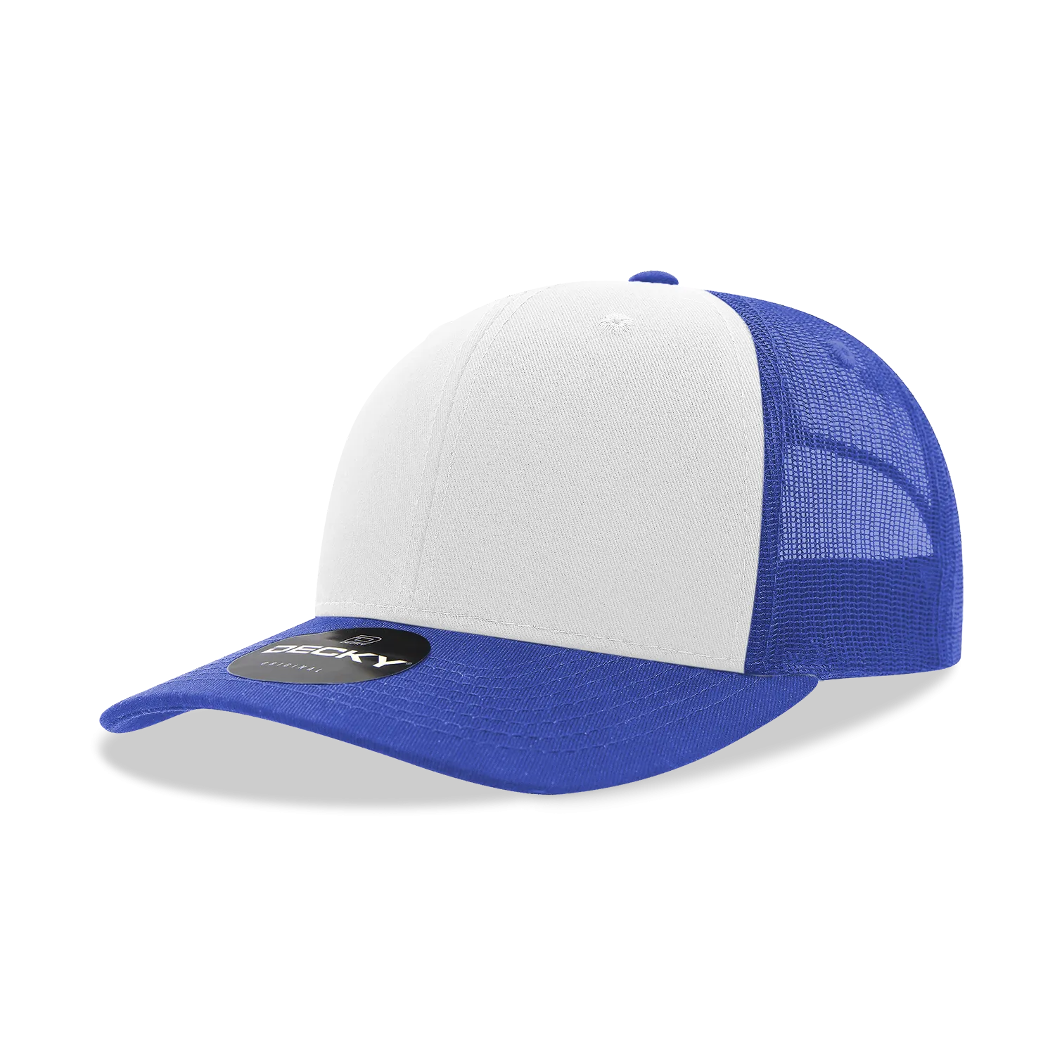 Decky 6021 - Classic Trucker Hat, 6 Panel Mid Profile Trucker Cap