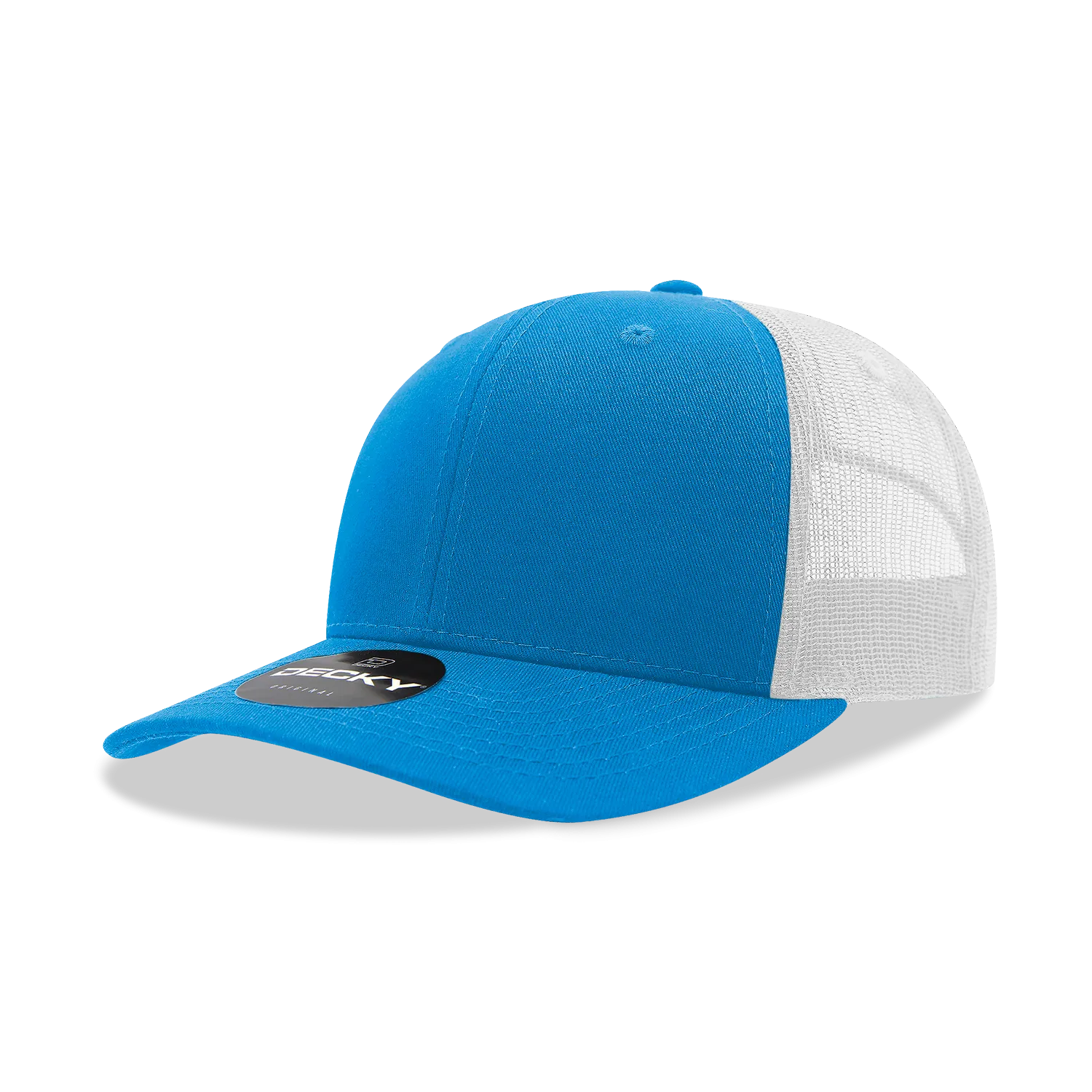 Decky 6021 - Classic Trucker Hat, 6 Panel Mid Profile Trucker Cap