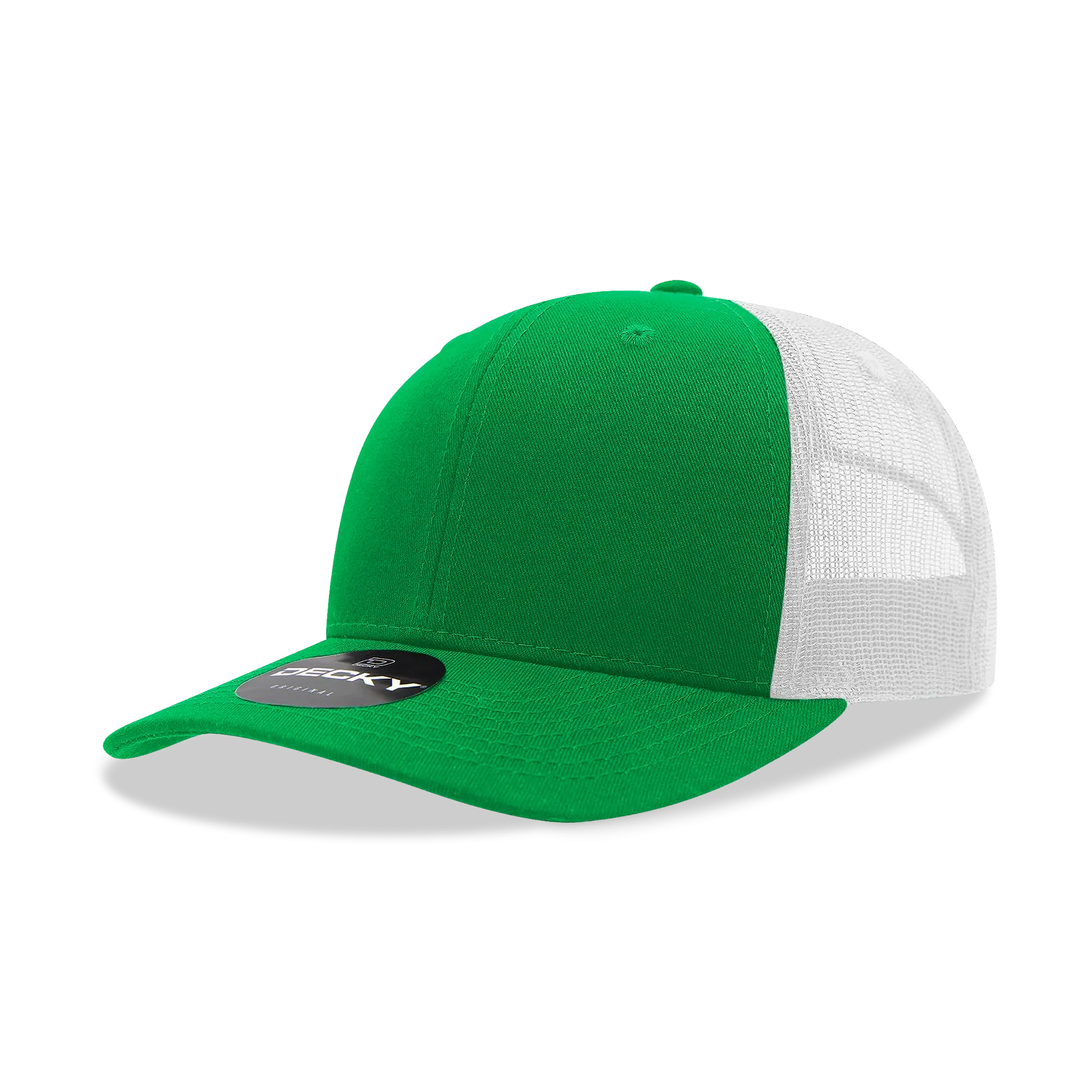 Decky 6021 - Classic Trucker Hat, 6 Panel Mid Profile Trucker Cap