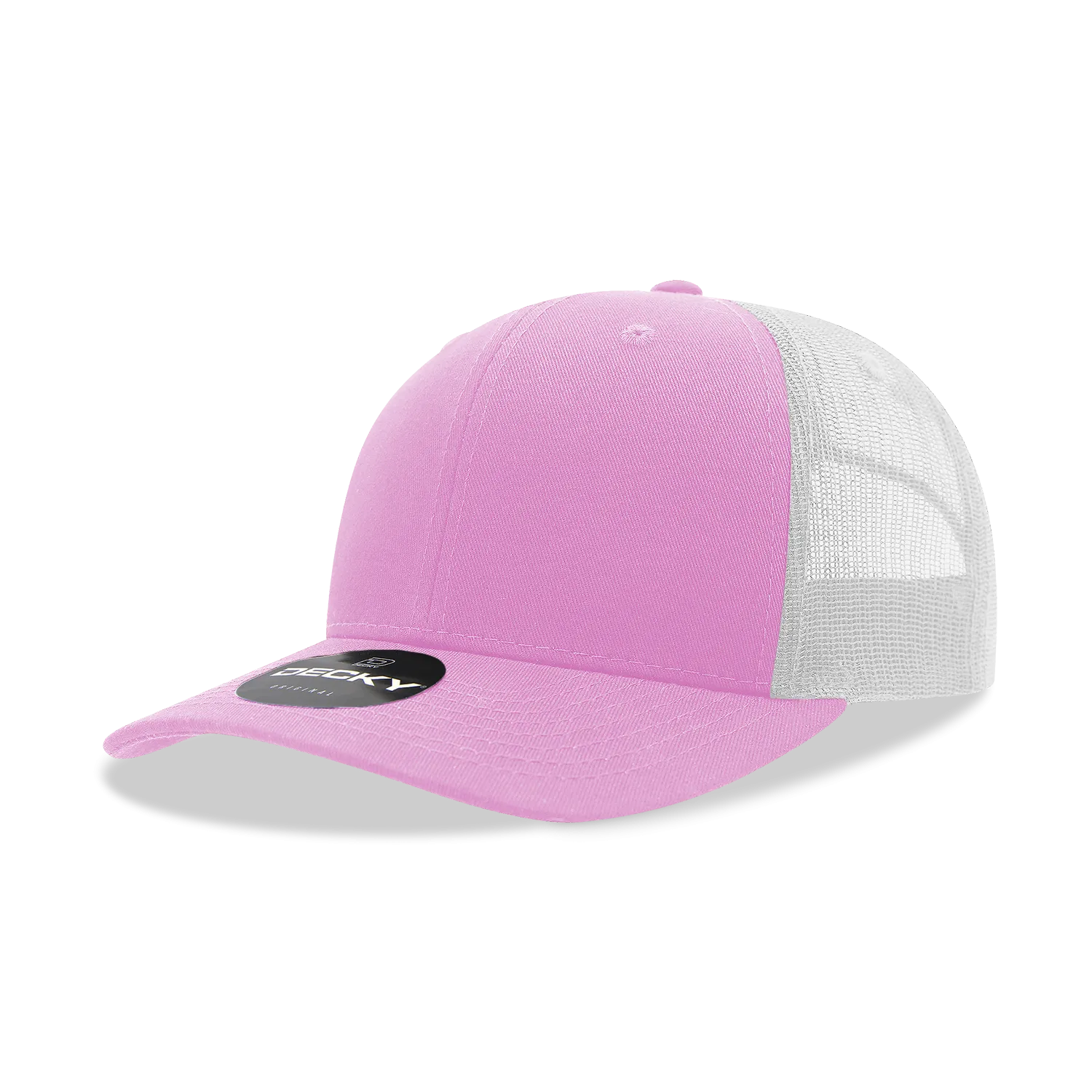 Decky 6021 - Classic Trucker Hat, 6 Panel Mid Profile Trucker Cap