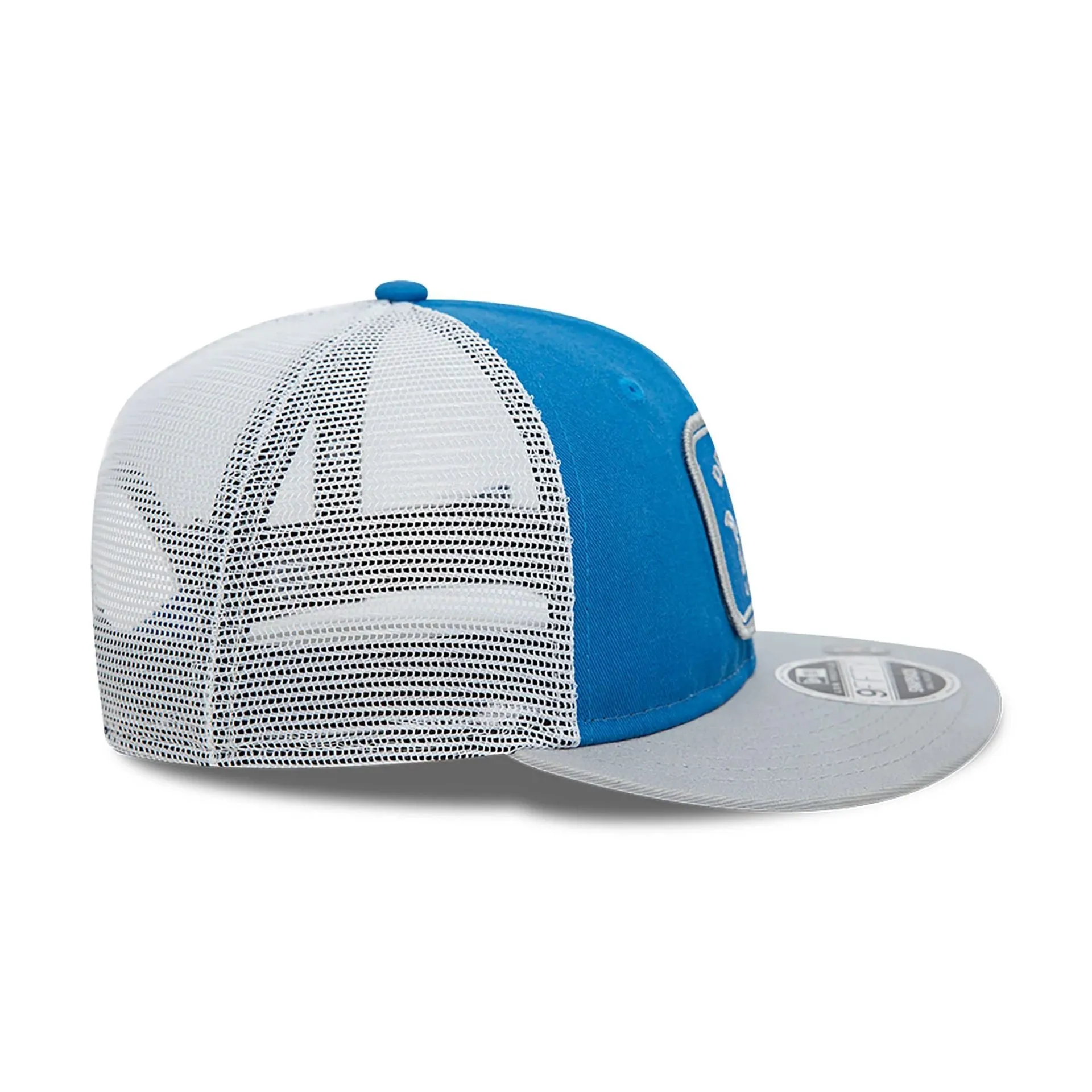 Blue Detroit Lions NFL Patch Low Profile 9FIFTY Snapback Cap