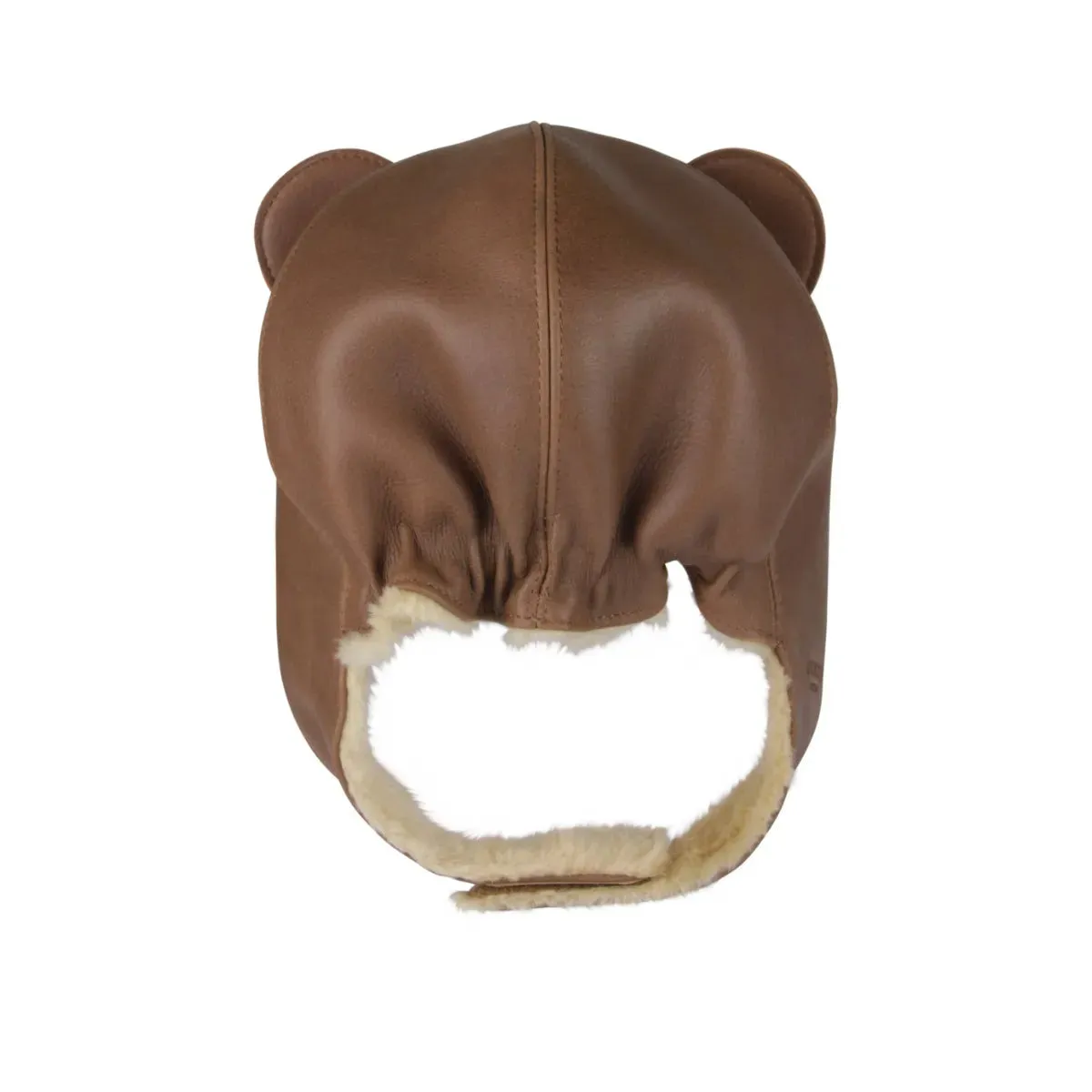 Donsje Classic Bear Leather Hat