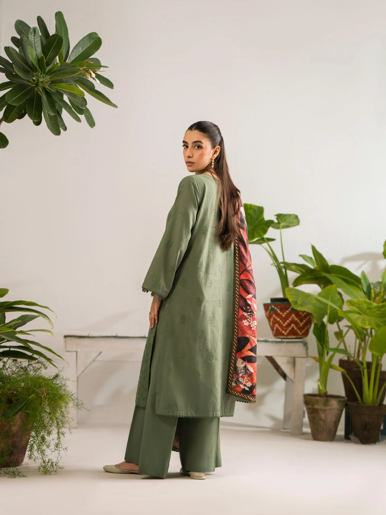 Flex Khaddar Embroidery