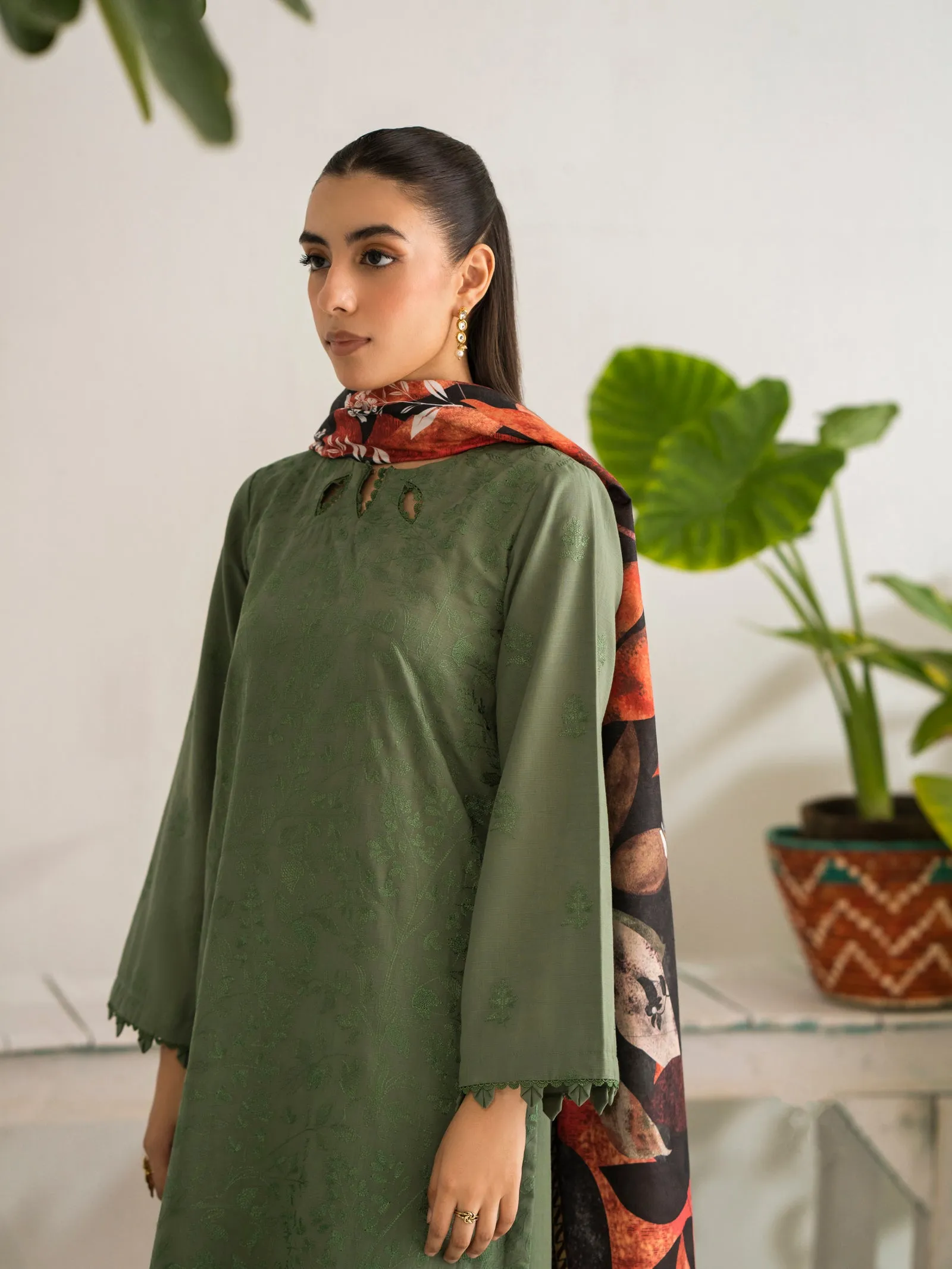 Flex Khaddar Embroidery