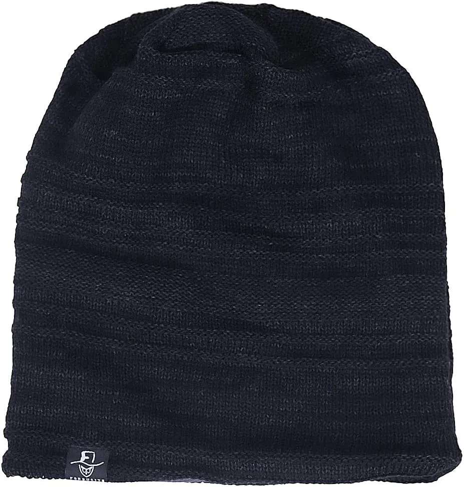 FORBUSITE Mens Slouchy Long Oversized Beanie Knit Cap for Summer Winter B08