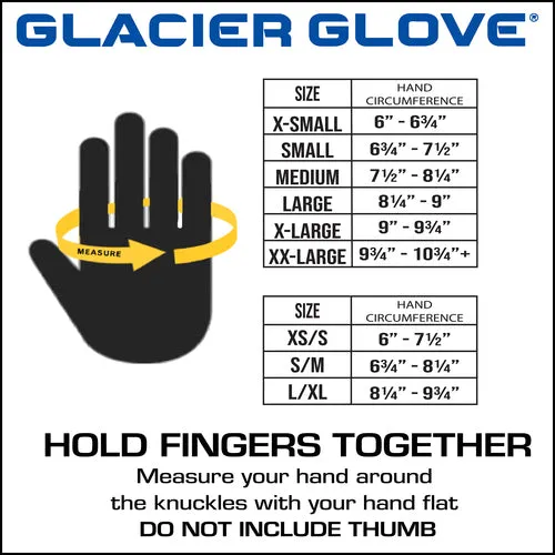Glacier Glove Alaska River Fingerless