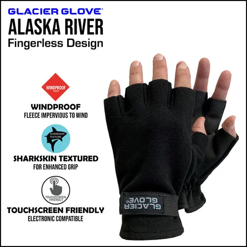 Glacier Glove Alaska River Fingerless