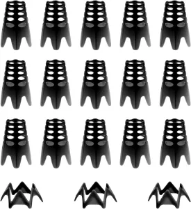 Golf Simulator Tees, Plastic Indoor Golf Mat Tees Practice Turf and Driving Range Winter Golf Tees (18 Pcs)