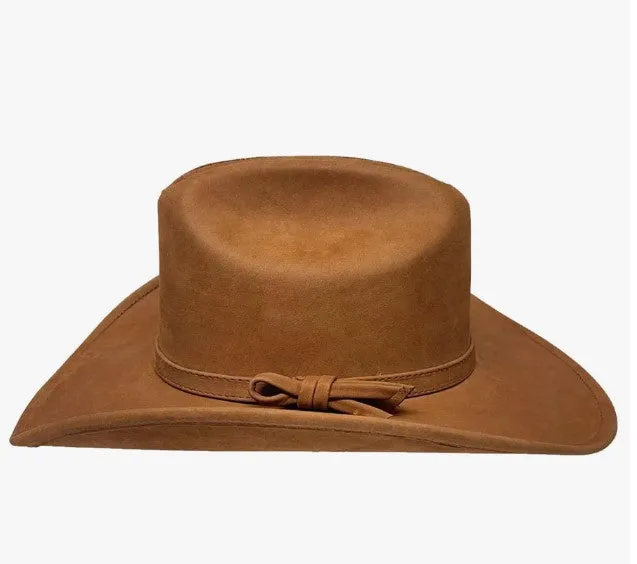 Gorge Copper Cattleman Leather Cowboy Hat