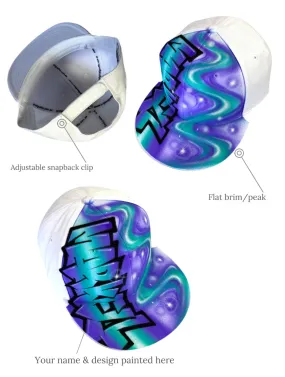 Graffiti Side Swirl Snapback (1)