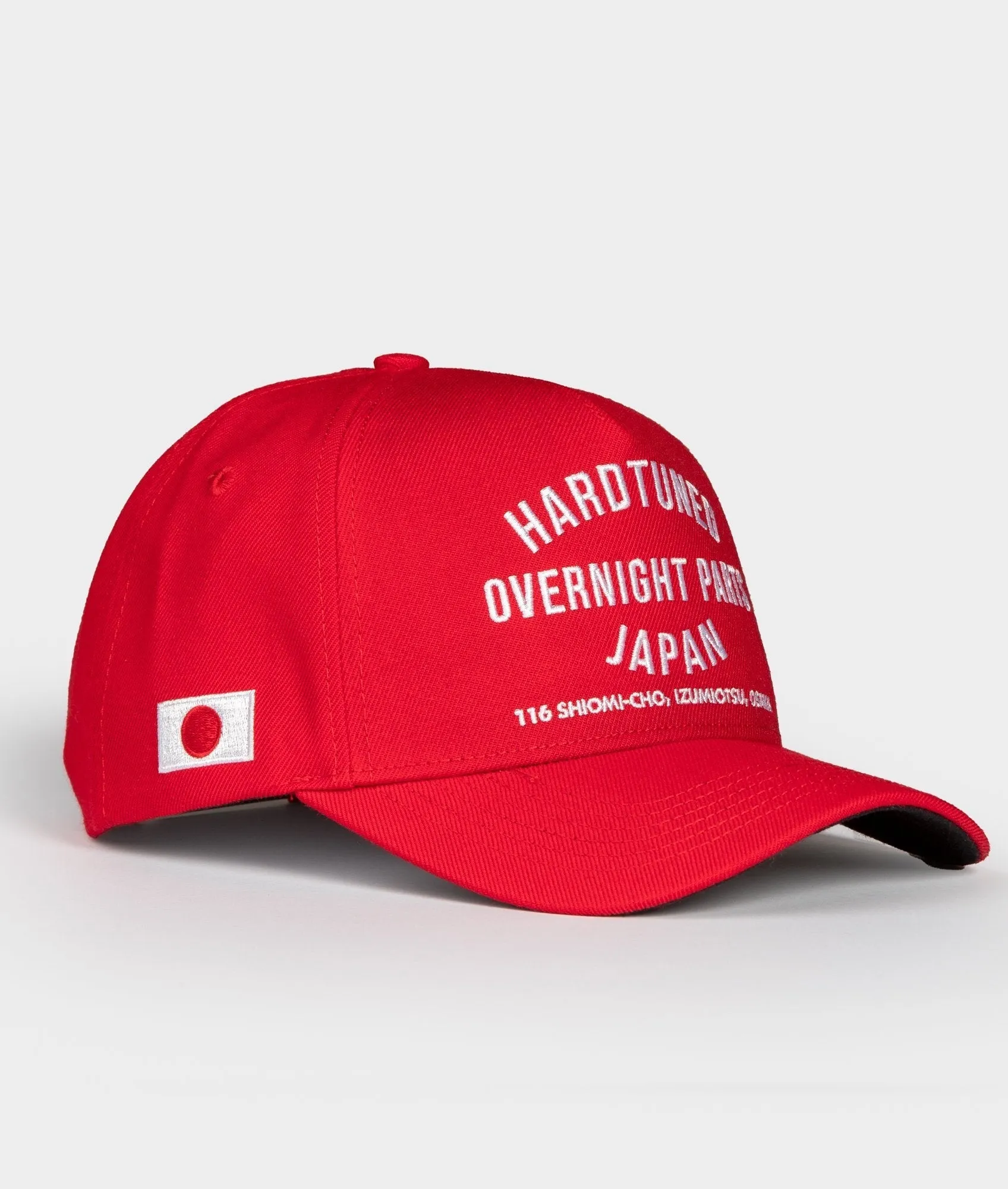 Hardtuned Overnight Parts Red A-Frame Cap