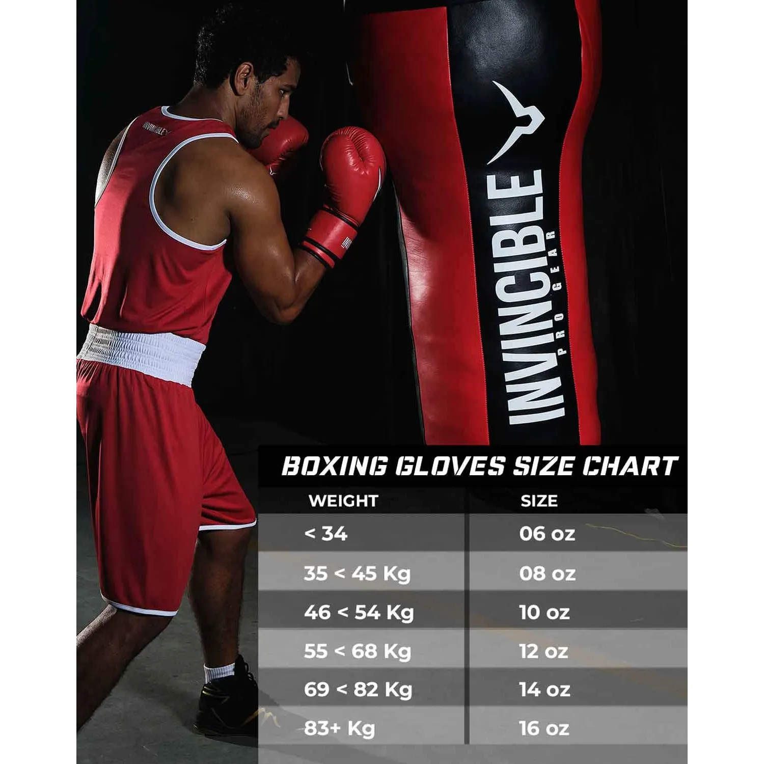 Invincible Extreme Competition Boxing Gloves