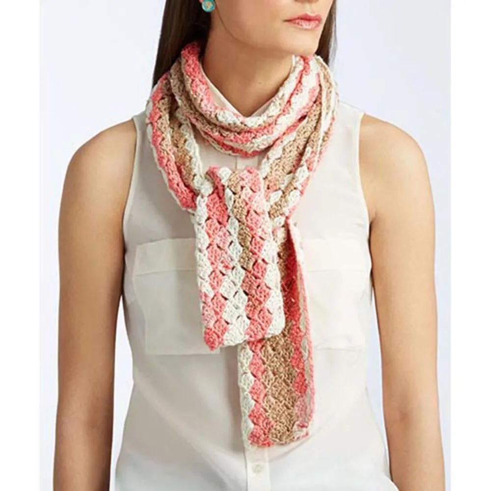 Isaac Mizrahi Brooklyn Crochet Striped Scarf Free Download