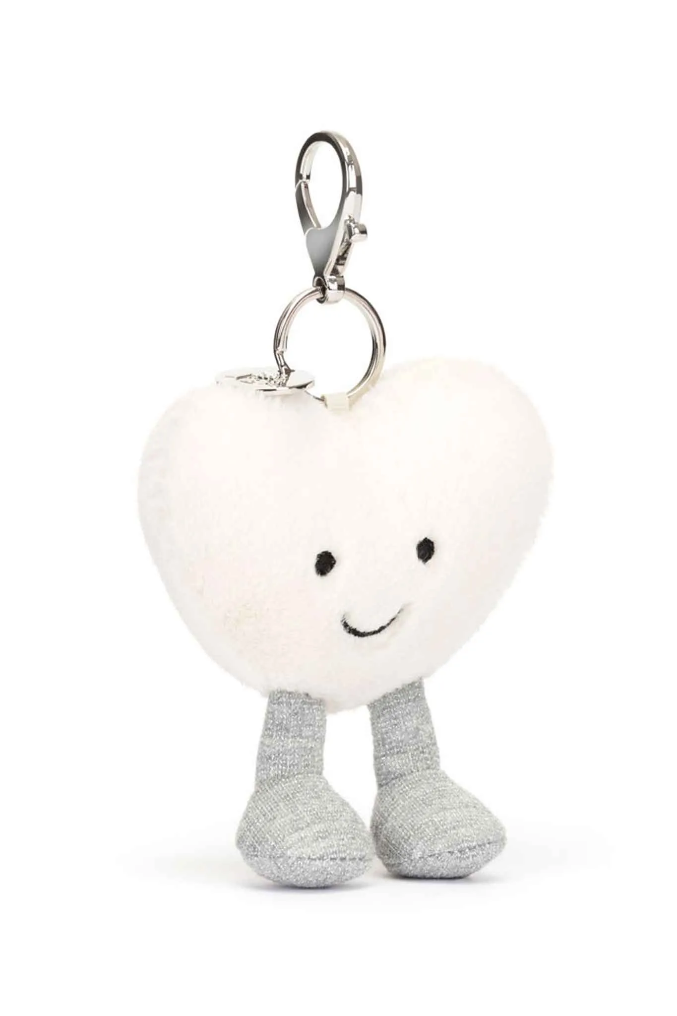 Jellycat Amuseable Cream Heart Bag Charm