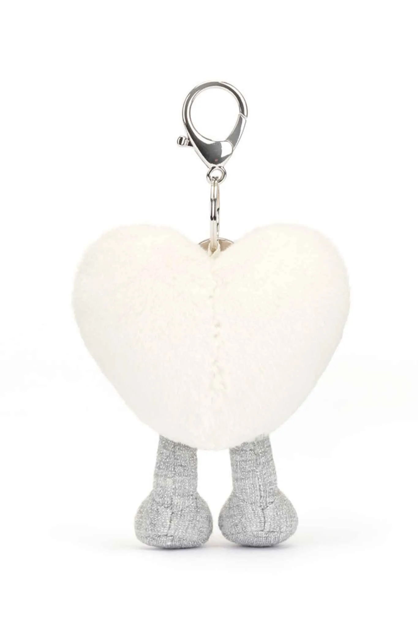 Jellycat Amuseable Cream Heart Bag Charm