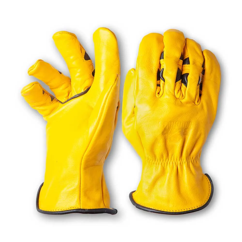 Kevlar-Lined Cut & Water Resistant Cowhide Gloves - S395