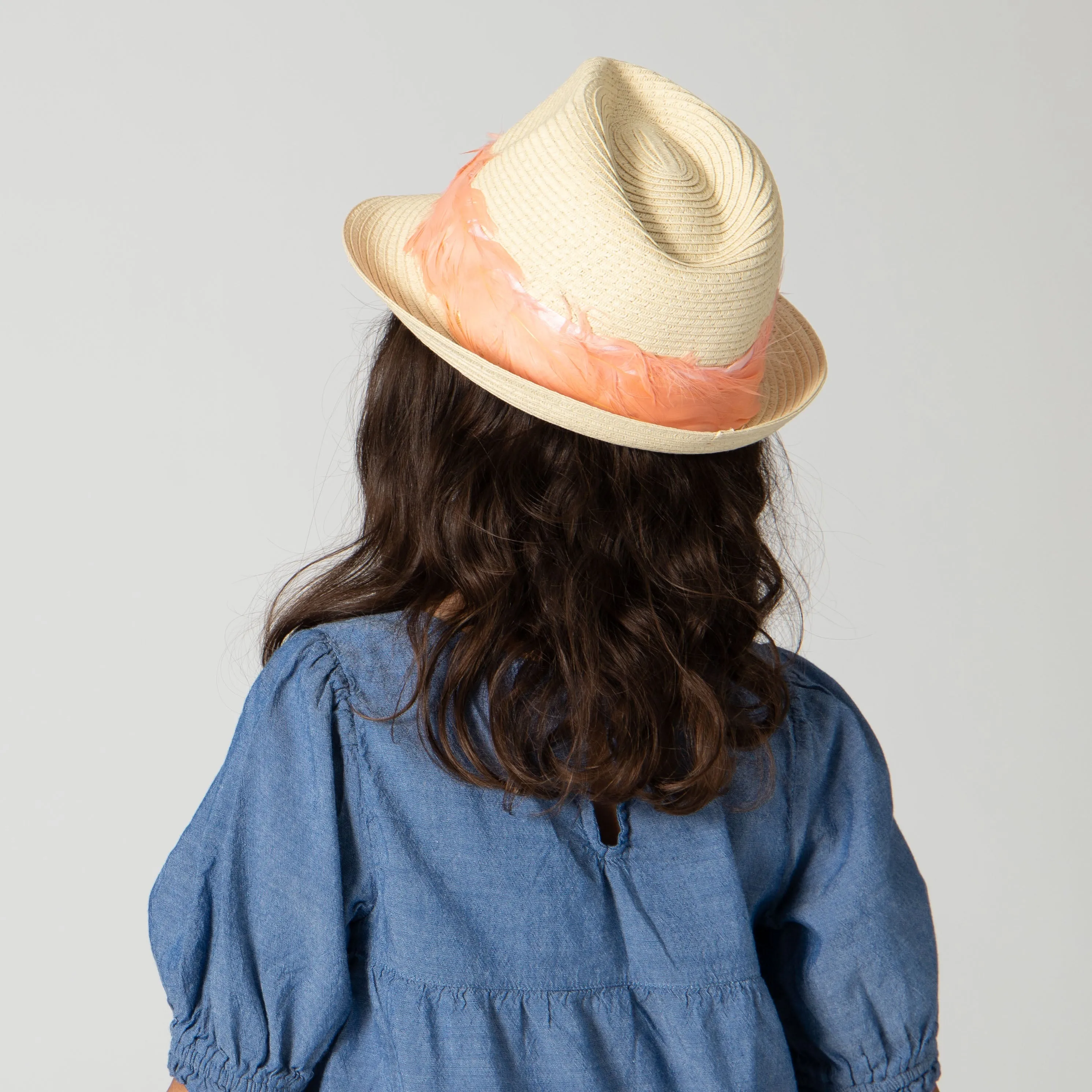 Kid Paper Braid Fedora