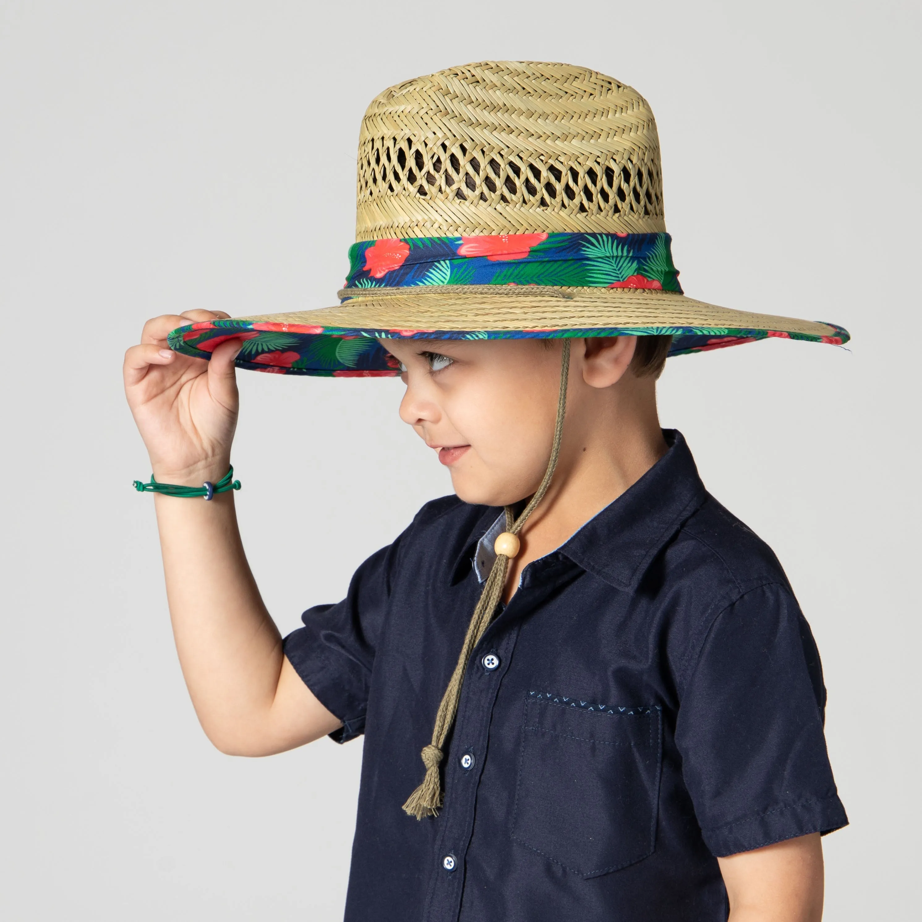 Kids Camo Rush Straw Lifeguard