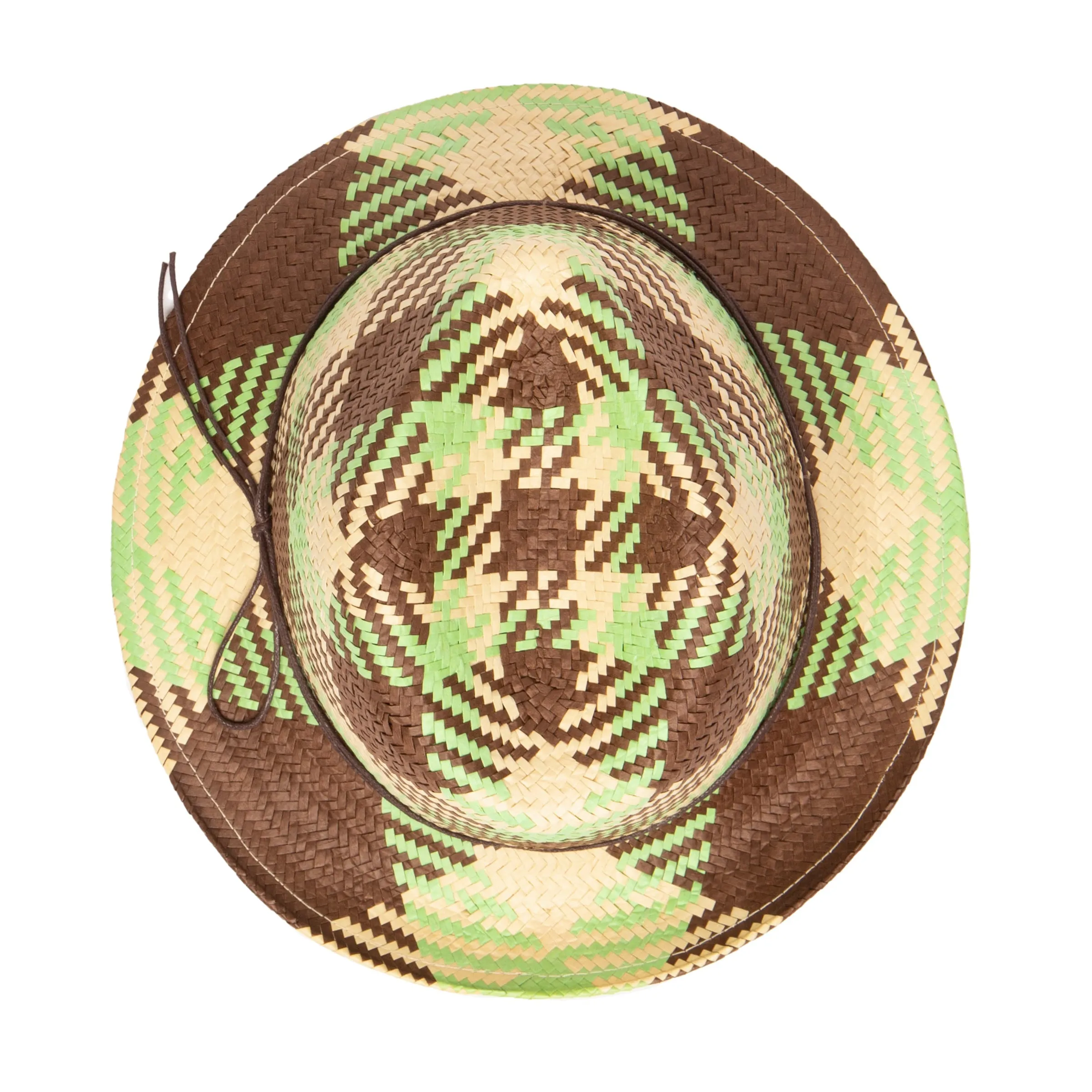 Kids Woven Paper Fedora
