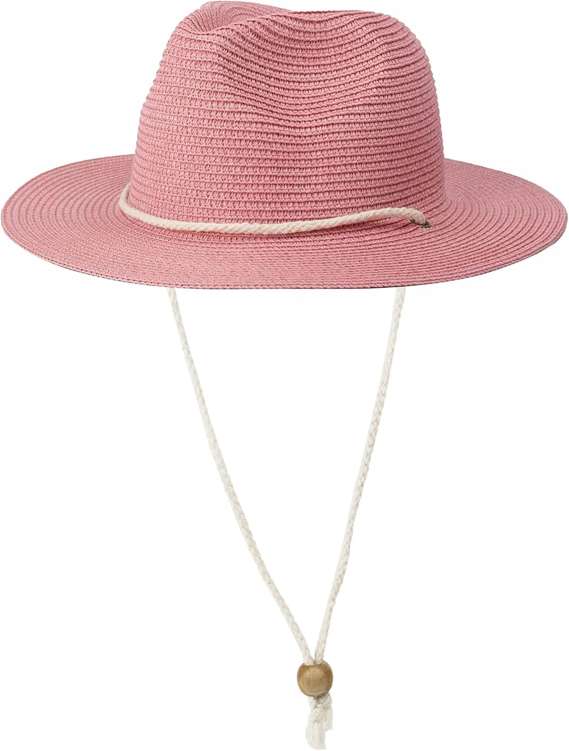 Koreshion Women Straw Fedora Hat Summer Panama Beach Sun Hats UV UPF50  Cap