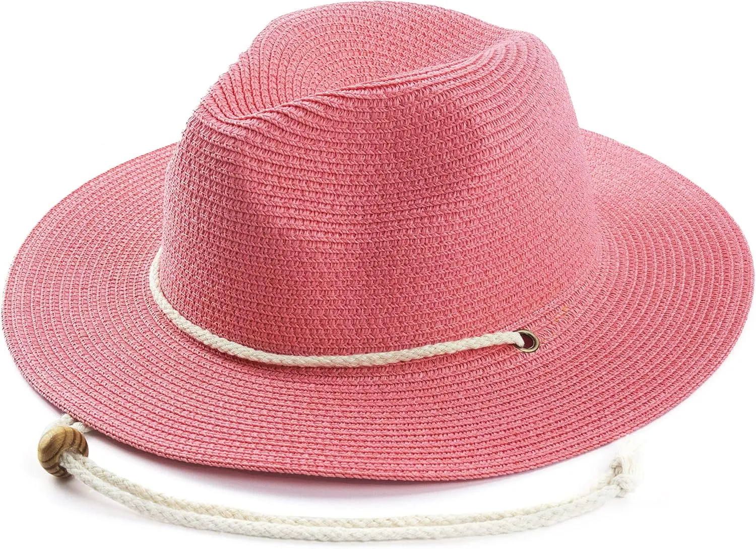 Koreshion Women Straw Fedora Hat Summer Panama Beach Sun Hats UV UPF50  Cap
