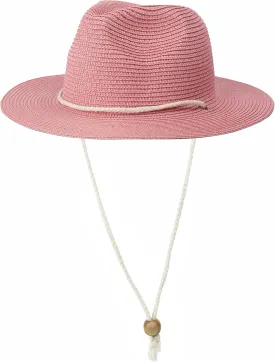 Koreshion Women Straw Fedora Hat Summer Panama Beach Sun Hats UV UPF50  Cap