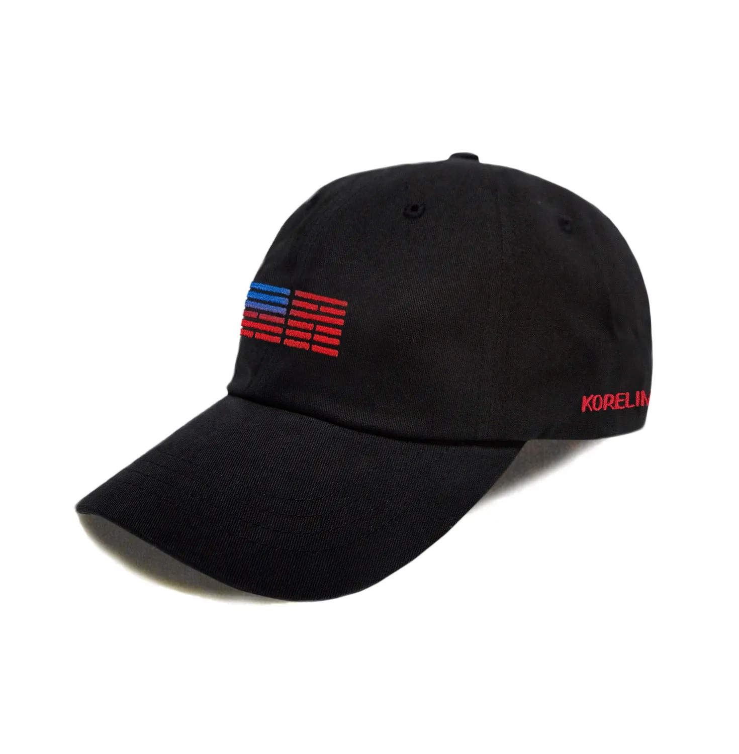 KR-AM FLAG DAD HAT (BLACK)