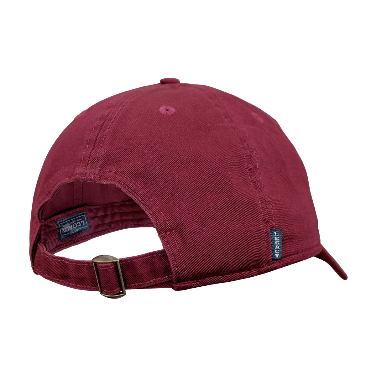 League Bowden Hat Design Adjustable Twill Cap - Garnet