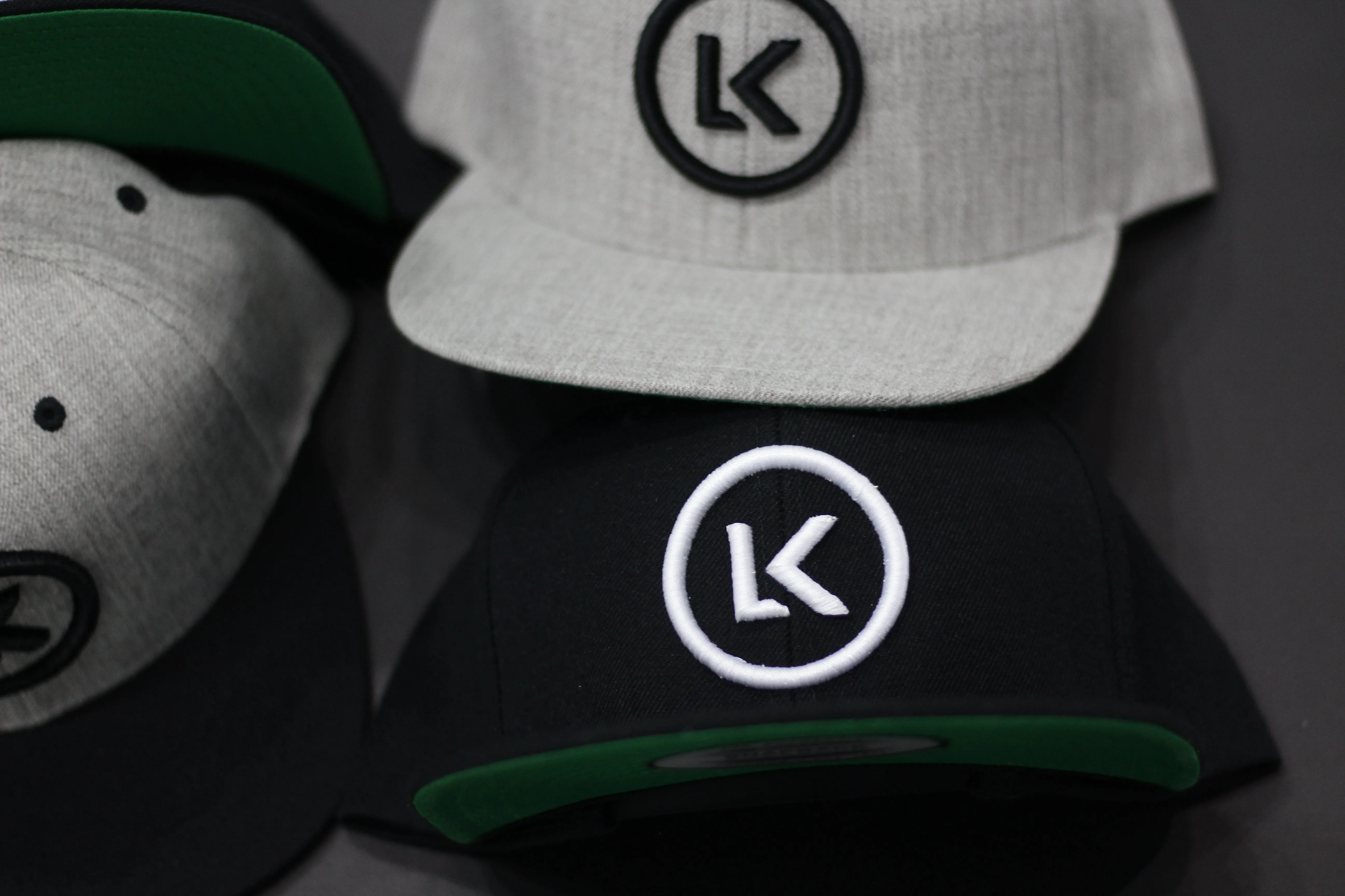 Legit Kicks Snapback Hat Grey