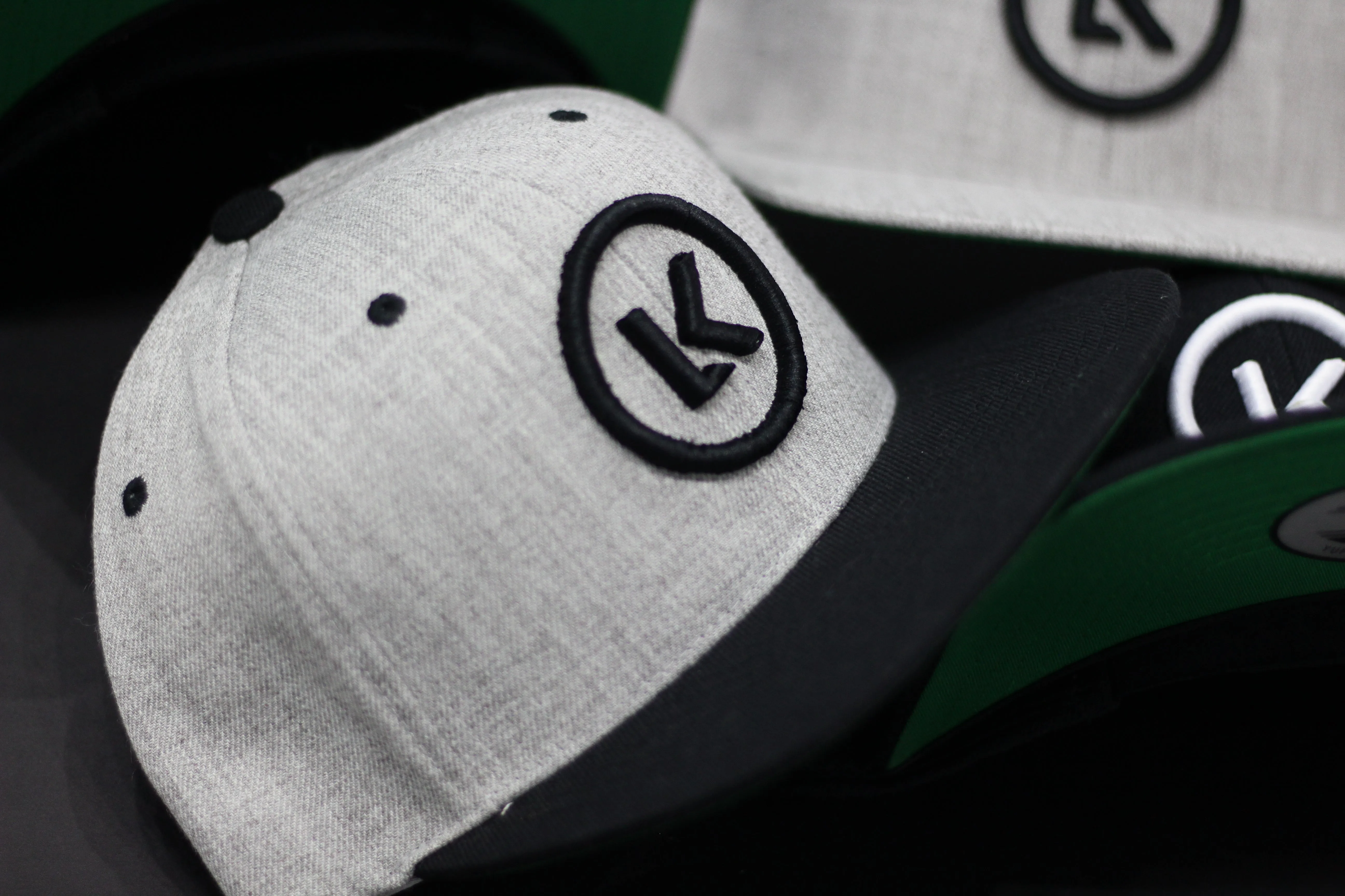 Legit Kicks Snapback Hat Grey